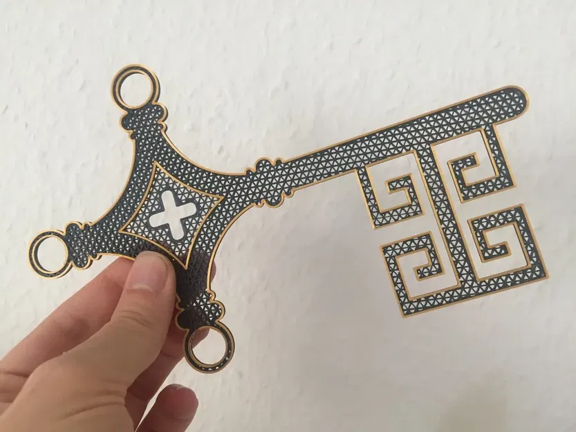 Biểu tượng chìa khóa Bremen 2D và 3D - Image 4