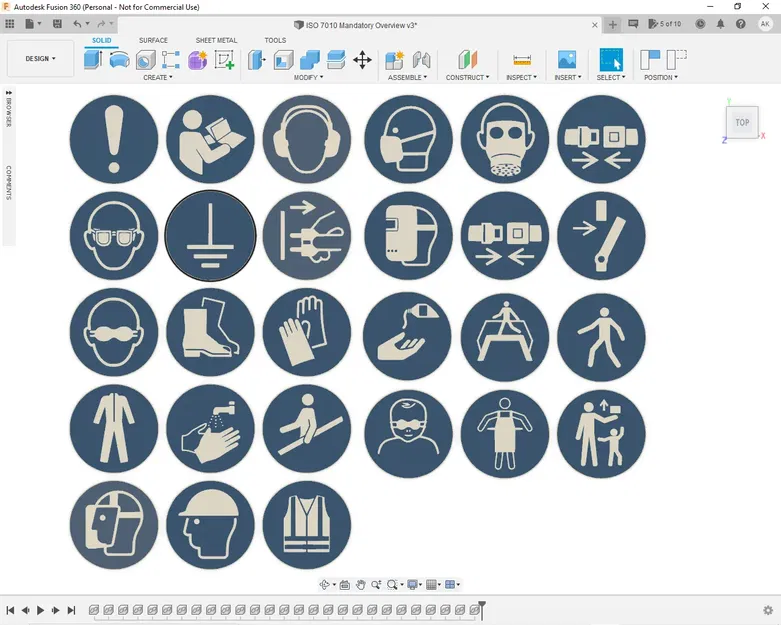 Bộ biểu tượng bắt buộc theo tiêu chuẩn ISO 7010 - Image 1