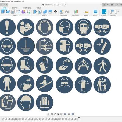 Bộ biểu tượng bắt buộc theo tiêu chuẩn ISO 7010