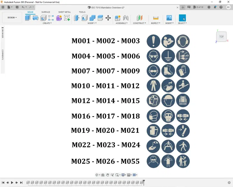 Bộ biểu tượng bắt buộc theo tiêu chuẩn ISO 7010 - Image 2