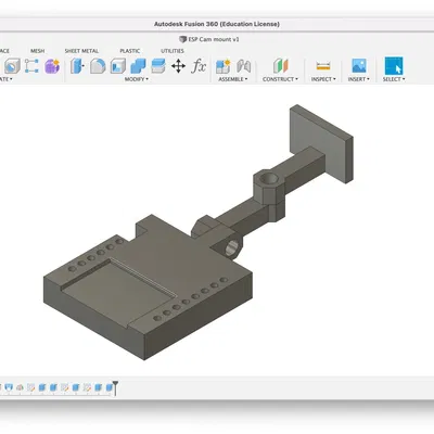 Giá đỡ camera ESP32 CAM nhỏ gọn và nhanh chóng in 3D