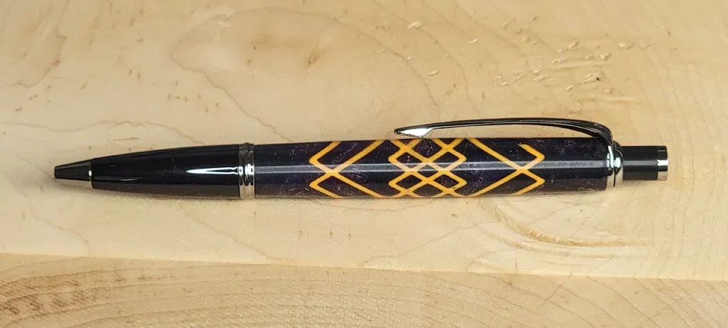 Khuôn tạo pen với thiết kế Double Chevron 3D - Image 1