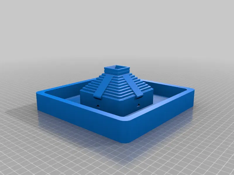 Chậu cây hình kim tự tháp cổ đại với kênh tưới nước - Image 3