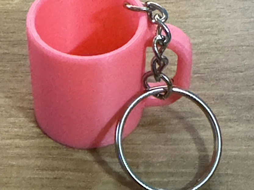 Móc khóa cốc cà phê thiết kế bằng Fusion 360 - Image 1