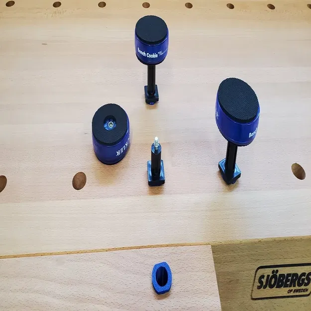 Bộ chuyển đổi lỗ bench dog 1" sang 3/4" cho bàn làm việc - Image 2