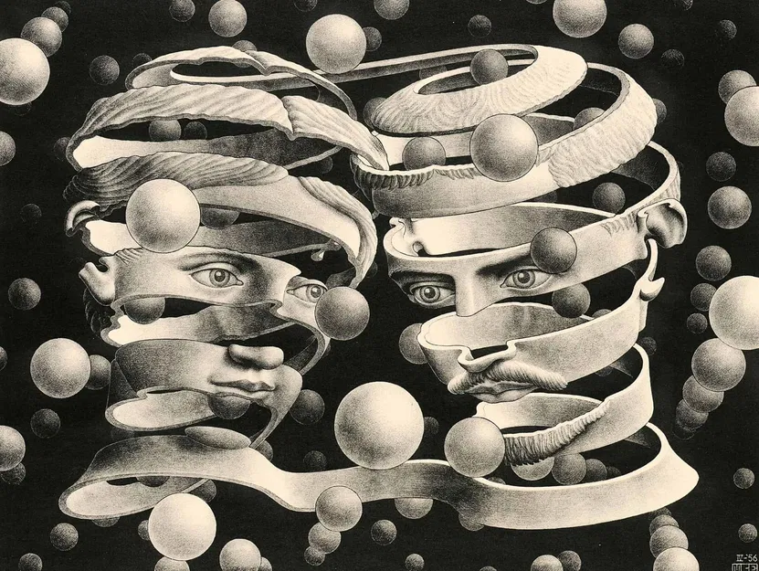 Liên kết của Liên minh - Tác phẩm của M.C. Escher - Image 2