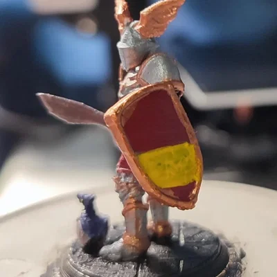 Nhân vật Paladin DnD 32mm từ HeroForge