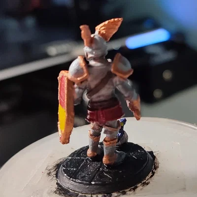Nhân vật Paladin DnD 32mm từ HeroForge