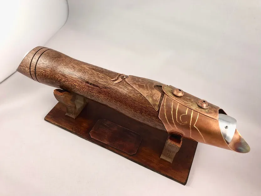 Giá đỡ đèn kiếm cho bàn làm việc tự chế - Image 2