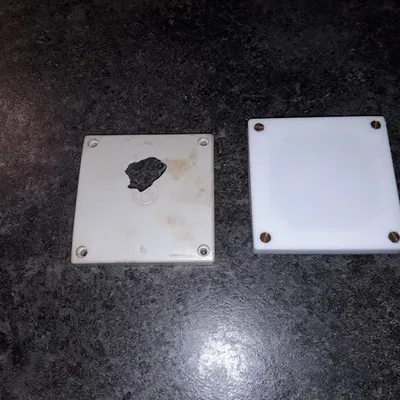 Nắp thay thế cho hộp phân phối cũ kích thước 91 x 91 mm