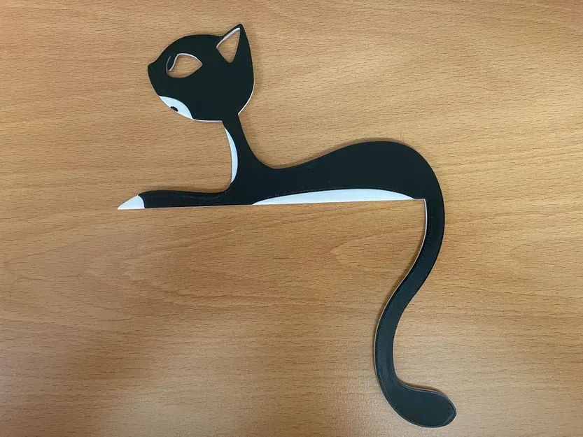 Mô hình mèo tuxedo 2 màu phong cách mishkin2 - Image 1