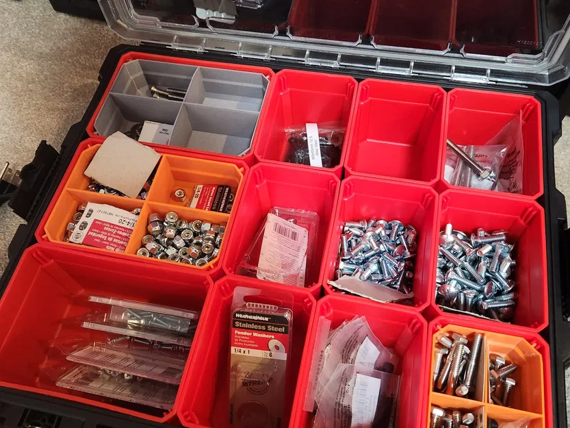 Ngăn chia cho hộp tổ chức bộ phận nhỏ Craftsman - Image 4