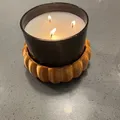Đĩa nến trang trí bí ngô mùa thu/Halloween - Thumbnail 1