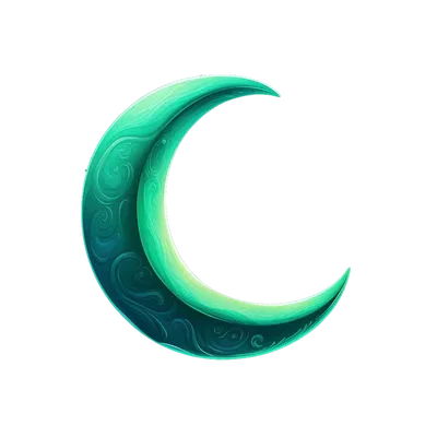 Tranh vẽ mặt trăng hình lưỡi liềm tuyệt đẹp từ HueLabs