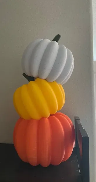 Chồng Bí Ngô Nhiều Màu - Trang Trí Mùa Thu/Halloween - Image 5