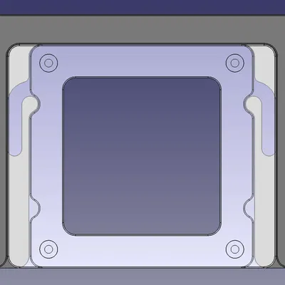 Giá đỡ gắn dưới bàn cho dock Thunderbolt Dell WD19