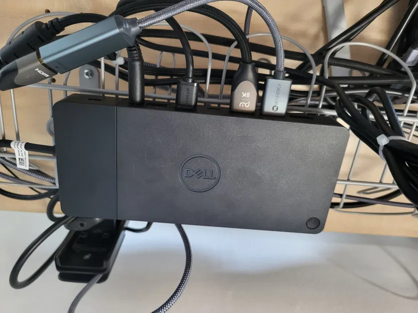 Giá đỡ dock Thunderbolt Dell WD19 cho kênh cáp IKEA Signum - Image 1