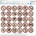 Bộ sưu tập biểu tượng cấm theo tiêu chuẩn ISO 7010 - Thumbnail 1