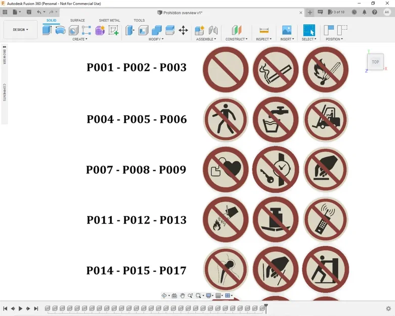 Bộ sưu tập biểu tượng cấm theo tiêu chuẩn ISO 7010 - Image 2