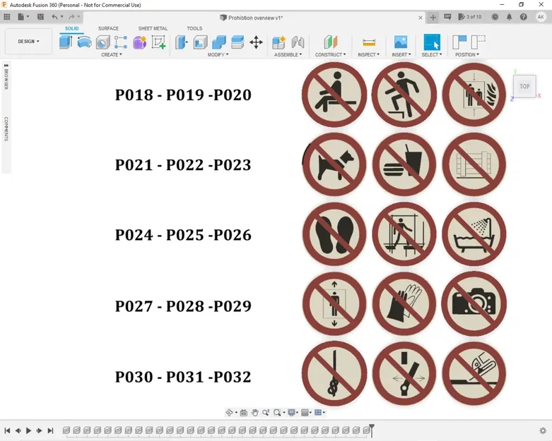 Bộ sưu tập biểu tượng cấm theo tiêu chuẩn ISO 7010 - Image 3