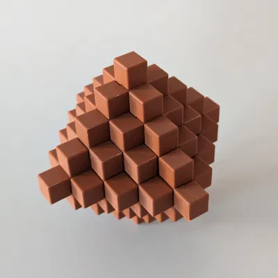 Câu đố khóa Luban với 33 mảnh ghép