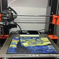 Đêm sao - Bức tranh Starry Night chuyển đổi thành STL - Thumbnail 3