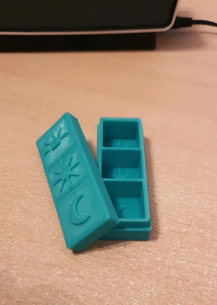 Hộp đựng thuốc Pillendose cho buổi sáng, trưa và tối - Image 4