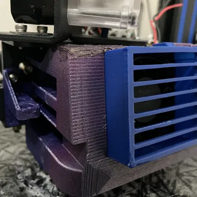 **Ống gió quạt khổng lồ 5015 Satsana cho Ender 3 với hotend E3d/Dr...