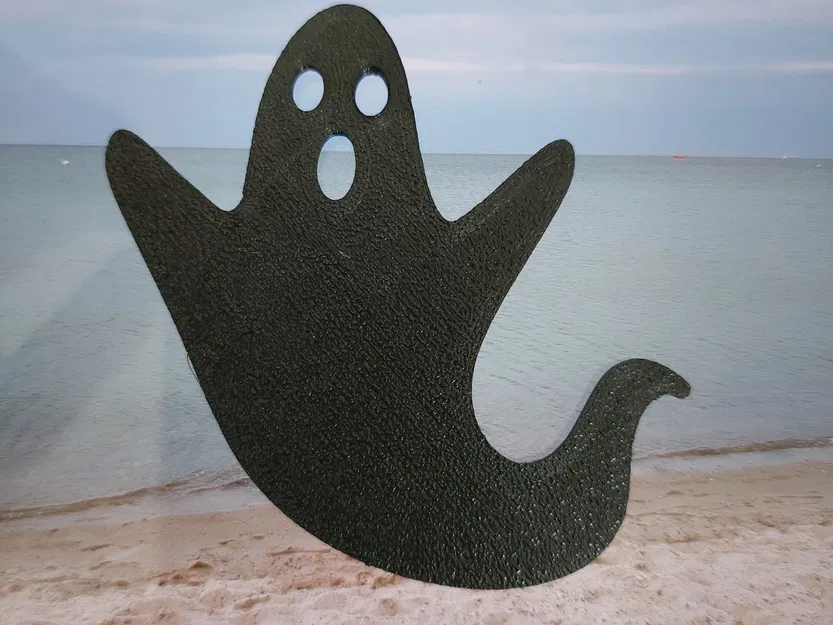 Những bóng ma Halloween in 3D bằng PLA đen - Image 1