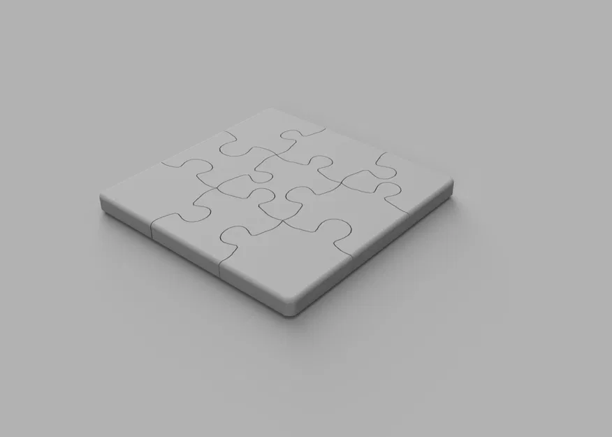 Đồ chơi xếp hình 9 mảnh đơn giản - Image 2