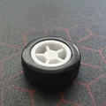 Bánh xe thay thế cho ô tô đồ chơi Teddies - Policie ČR - Thumbnail 2