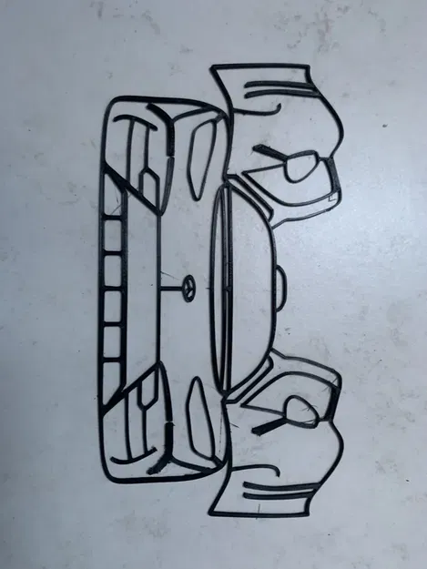 Tranh tường trước xe Mercedes AMG One - Image 1