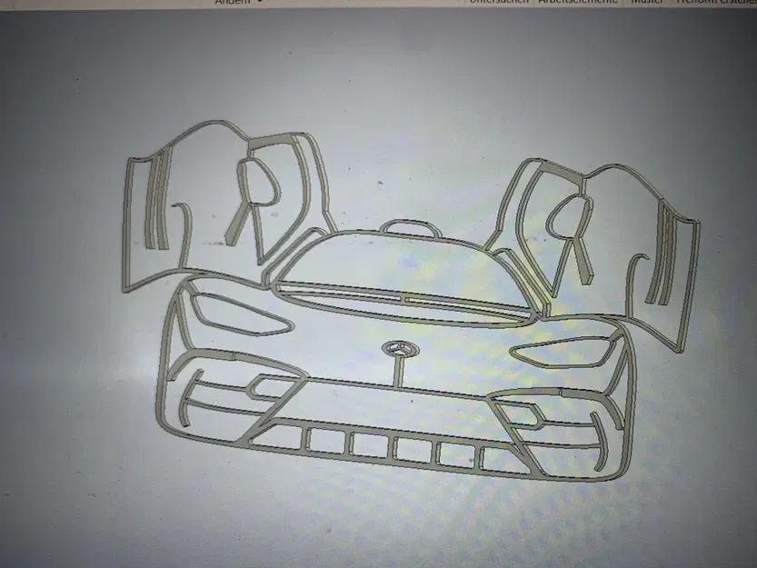 Tranh tường trước xe Mercedes AMG One - Image 2