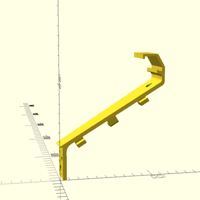 Giá đỡ với hướng dẫn cáp để giấu dây cáp