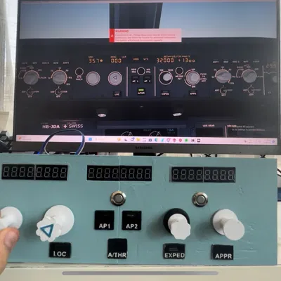 Bảng điều khiển tự động cho Fly By Wire A320neo