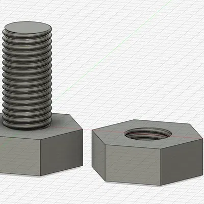 Đai ốc và ren M20 với khoảng cách tối ưu và cạnh bo tròn bề...