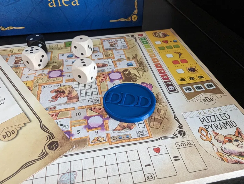 **Mã thông báo người chơi cho Dungeons, Dice & Danger** - Image 1