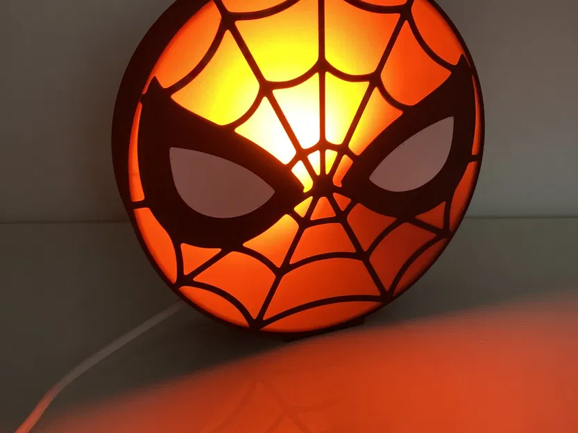 Đèn LED hình Người Nhện với ốc vít m3 - Image 1