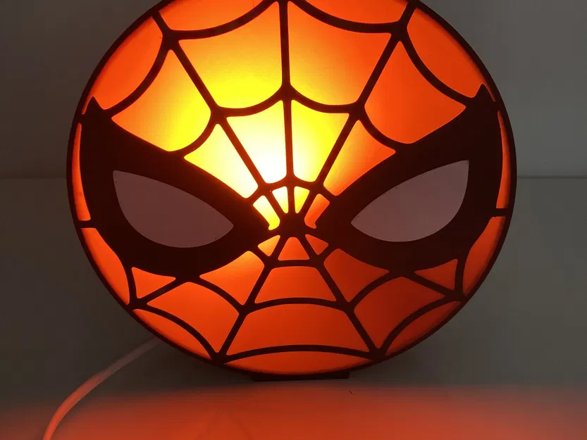 Đèn LED hình Người Nhện với ốc vít m3 - Image 2