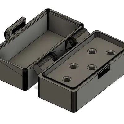 Hộp lưu trữ 5 mũi khoan router in tại chỗ