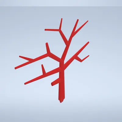 Giá đỡ trang sức hình cây đơn giản