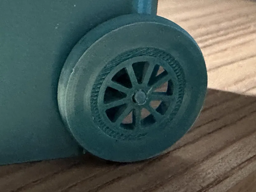 Thùng rác mini 80l 3D cho nhà búp bê với bánh xe xoay - Image 21