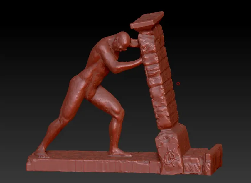 Giá đỡ điện thoại Titan hình nhân vật thần thoại - Image 1