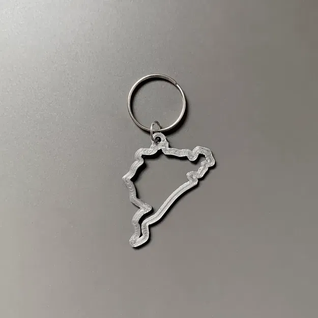 Móc khóa đường đua Nürburgring với thiết kế đơn giản - Image 1