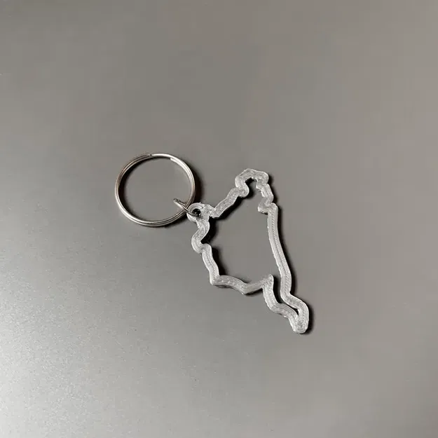 Móc khóa đường đua Nürburgring với thiết kế đơn giản - Image 2