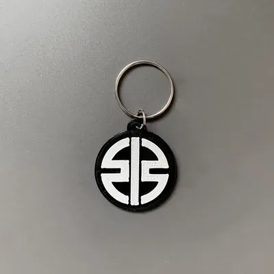 Móc khóa thương hiệu Kawasaki in 3D với thiết kế đơn giản