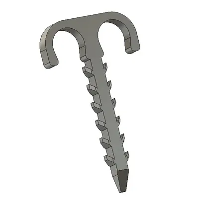 Giá đỡ cáp treo tường cho 1 và 2 cáp