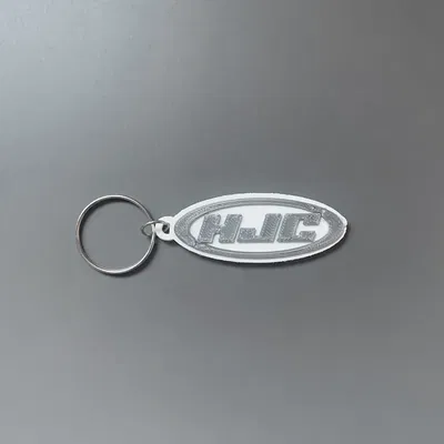 Móc khóa thương hiệu HJC thiết kế đơn giản và ấn tượng