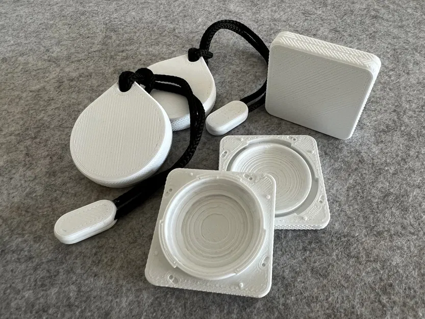 Vỏ bảo vệ cho phụ kiện AirTag với thiết kế treo và góc bo t... - Image 1