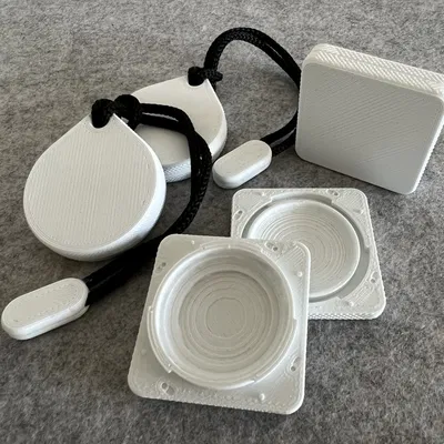 Vỏ bảo vệ cho phụ kiện AirTag với thiết kế treo và góc bo t...